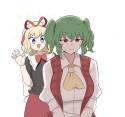 __kazami_yuuka_and_medicine_melancholy_touhou_draw