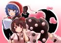 __shameimaru_aya_and_doremy_sweet_touhou_drawn_by_