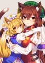 __yakumo_ran_and_chen_touhou_drawn_by_marota__6bbe