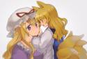 __yakumo_yukari_and_yakumo_ran_touhou_drawn_by_shu